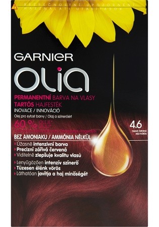 Garnier Olia Barvy na vlasy 4.6 tmavě če - Kosmetika Pro ženy Vlasová kosmetika Barvy